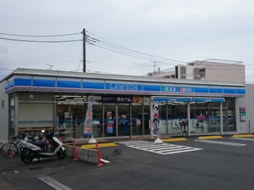 ローソン小金井東町店(コンビニ)まで300m ＭＡＰＬＥ　ＲＩＤＧＥ