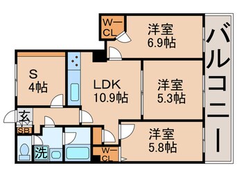 間取図 晴海ｱｲﾗﾝﾄﾞﾄﾘﾄﾝｽｸｴｱﾋﾞｭｰﾀﾜｰ