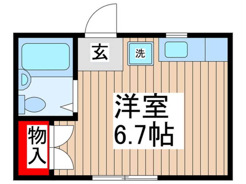 間取図 コ－ラルハイツふたご