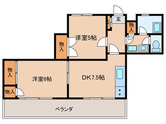 間取図 北赤羽リバーサイドビル