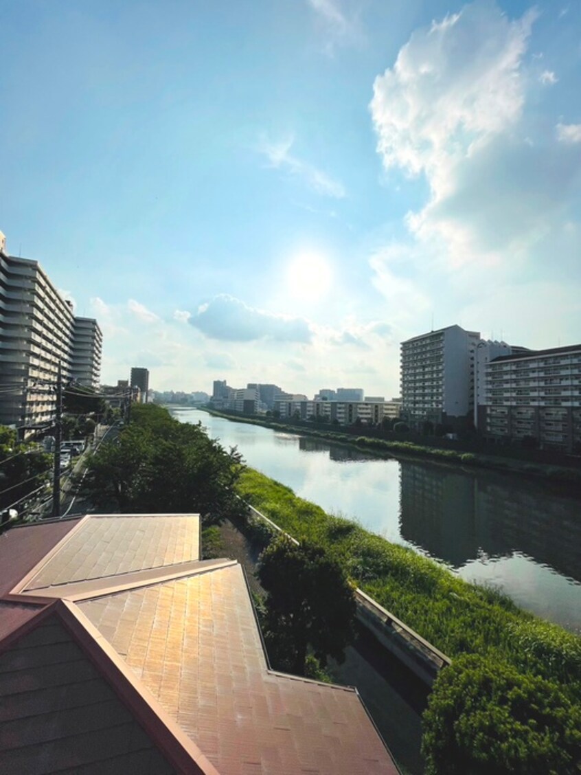 室内からの展望 北赤羽リバーサイドビル