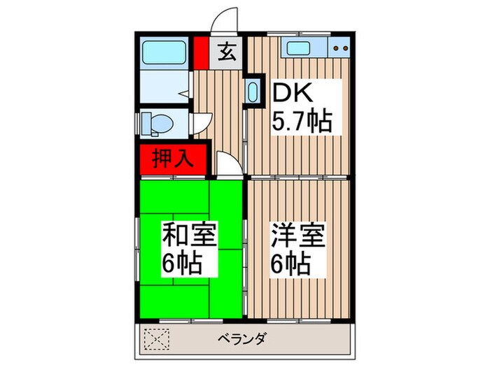 間取り図 神明ビル