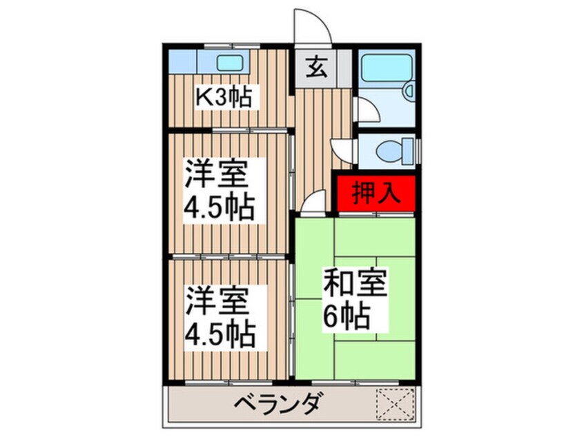 間取図 神明ビル