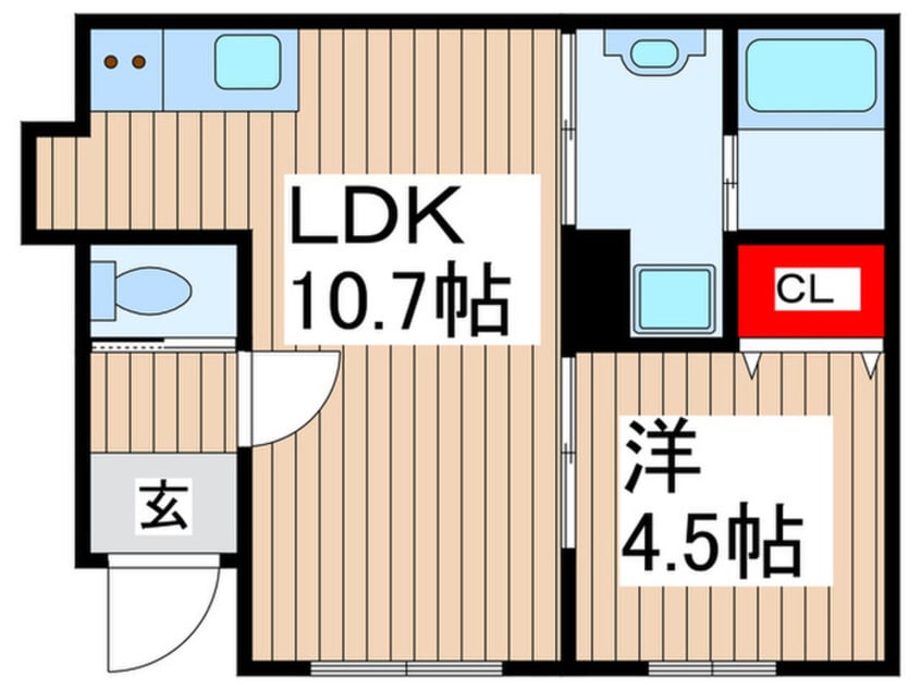 間取図 リーブルファイン宮本町