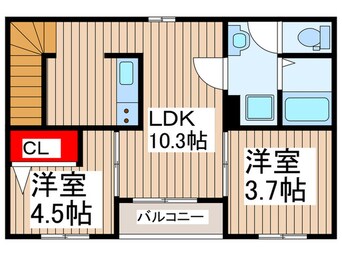 間取図 リーブルファイン宮本町