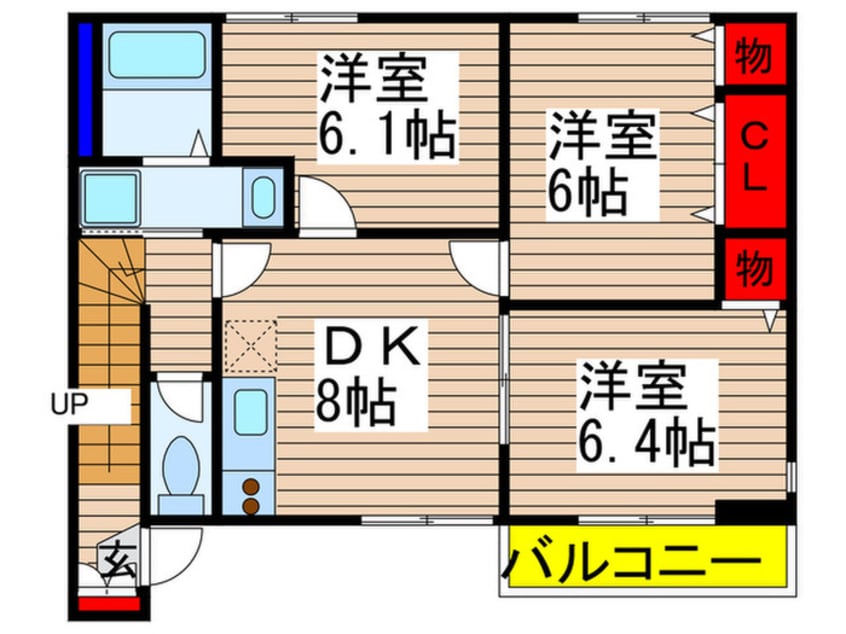 間取図 ルミエ－ルＣ