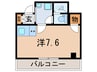 プルメリア中丸 1Rの間取り