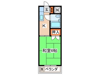 間取図 コーポ平野