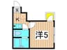 シャンテ小菅Ⅱ 1Kの間取り