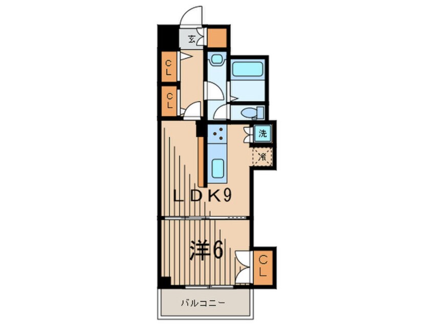 間取図 六郷東豊エステ－ト(307)