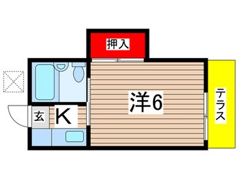 間取図 グリーンハイツ鉄