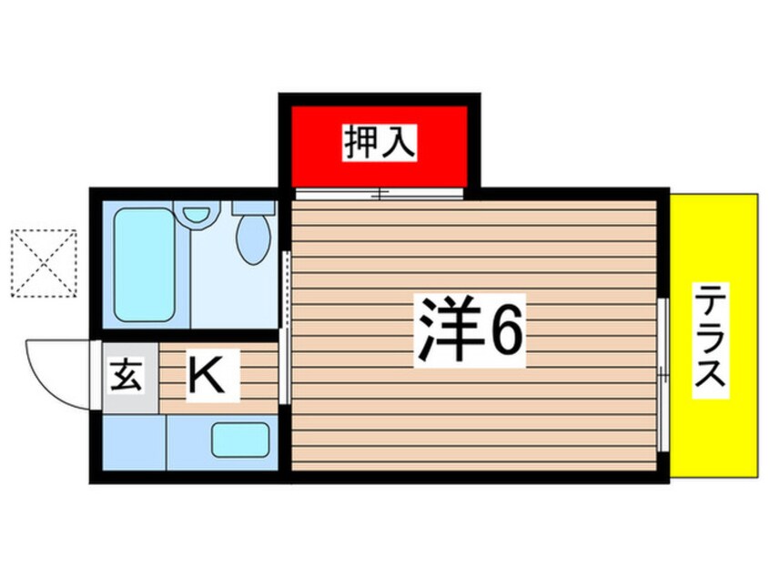 間取図 グリーンハイツ鉄