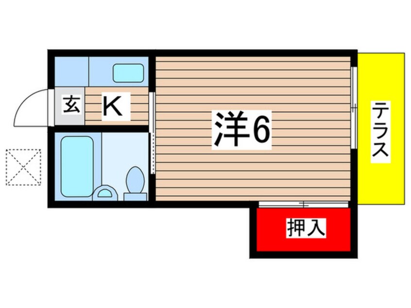 間取図 グリーンハイツ鉄