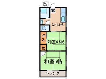 間取図 グリ－ンハイツ