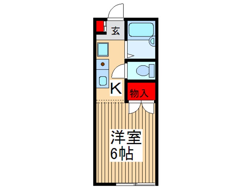 間取図 パ－ルハイツサトウ