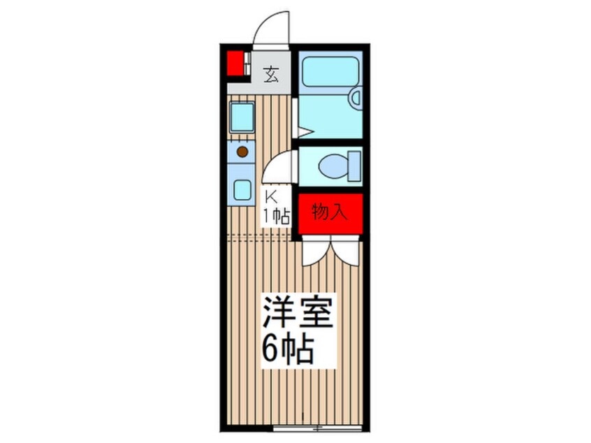 間取図 パ－ルハイツサトウ