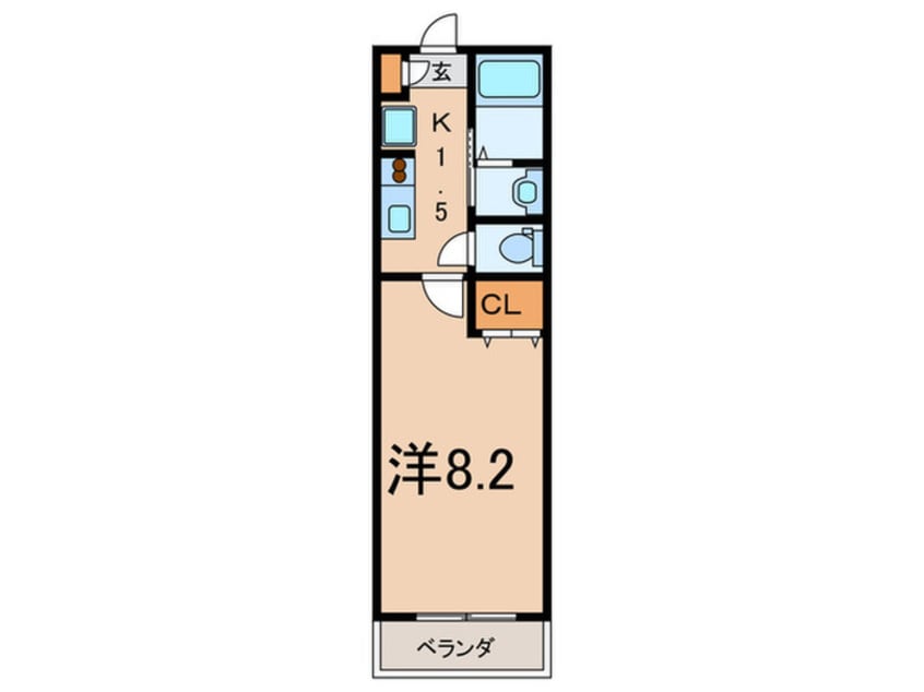 間取図 レセンテ旗の台