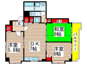 間取図 マンションベルベル