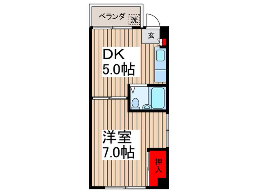 間取図 ファミ－ユ寺島