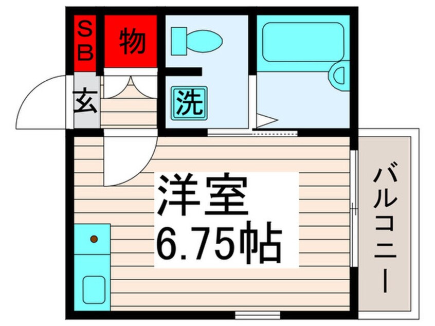 間取図 ｻﾝﾊﾞﾚｰ谷在家駅前