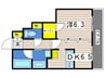 ｱﾙｶﾝｼｪﾙ横浜山下公園（505） 1DKの間取り