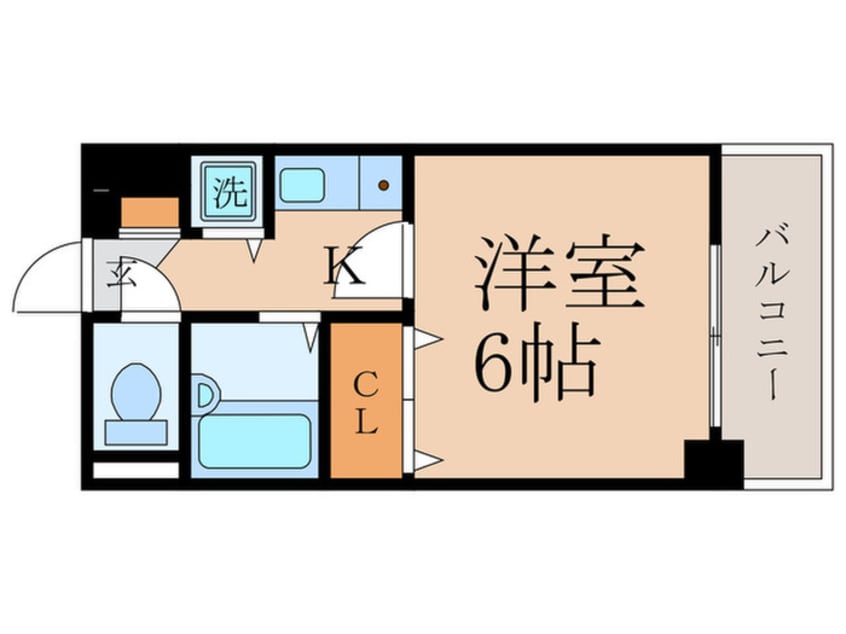 間取図 ﾛｲﾔﾙｶﾞｰﾃﾞﾝ哲学堂
