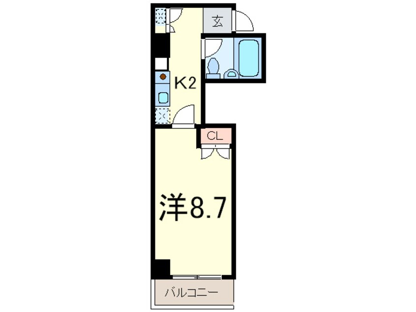 間取図 ハイリーフ芝大門