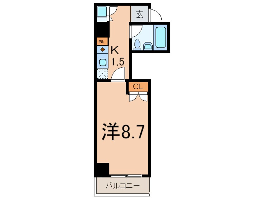 間取図 ハイリーフ芝大門