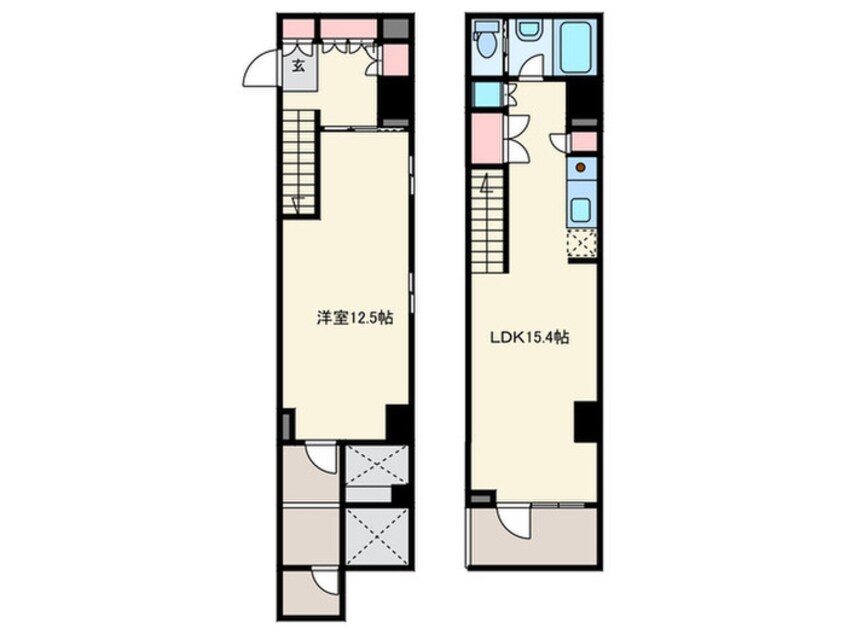 間取図 ハイリーフ芝大門