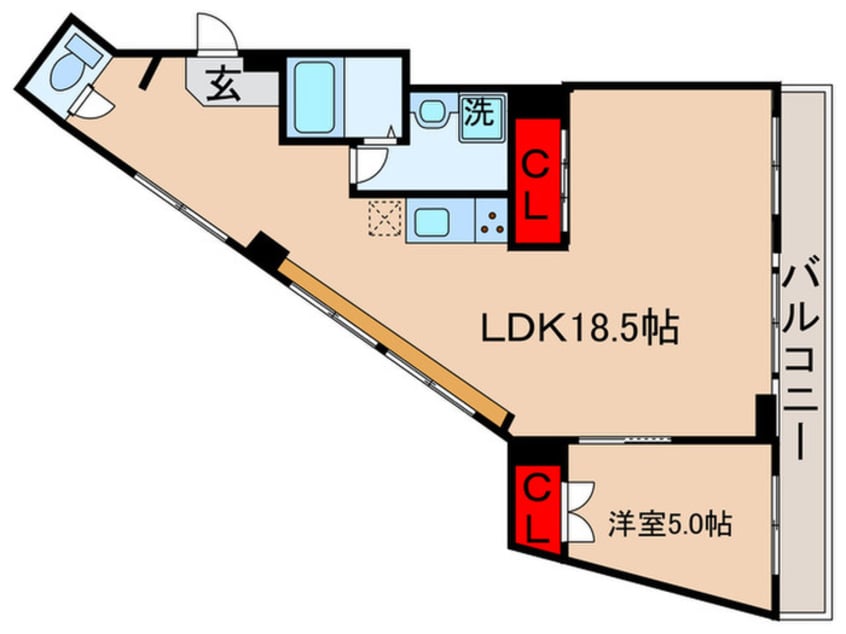 間取図 ヴィラ・トライデント