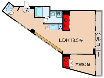 間取図 ヴィラ・トライデント