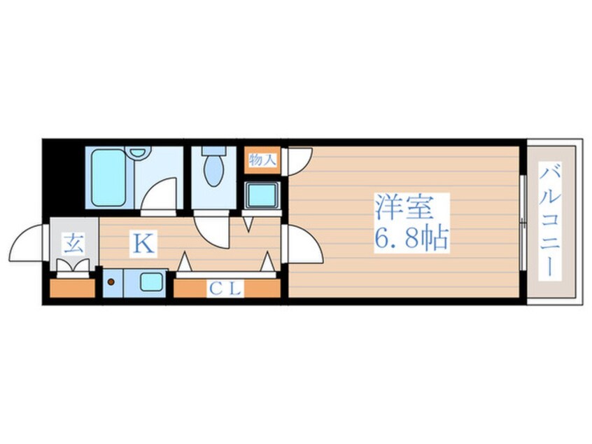 間取図 エトワ－ル梶野