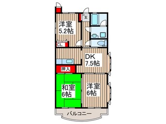 間取図 須賀第３ハイツ