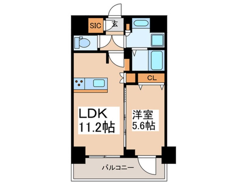 間取図 プレサンスブルーム浅草ノース