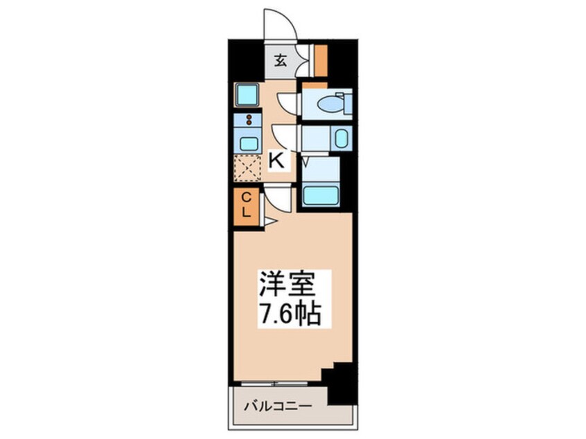 間取図 プレサンスブルーム浅草ノース