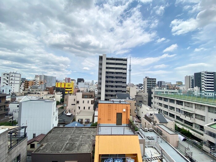 室内からの展望 プレサンスブルーム浅草ノース