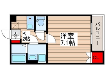 間取図 Will Maison常盤平