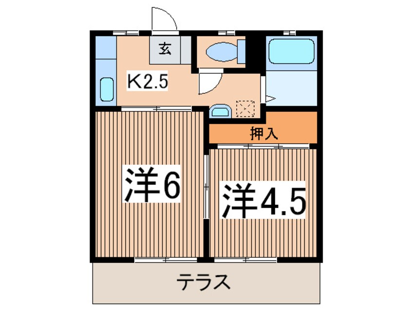 間取図 メゾンカミ－リア