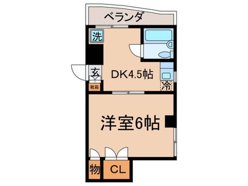 間取図 ヴィラリバーサイド