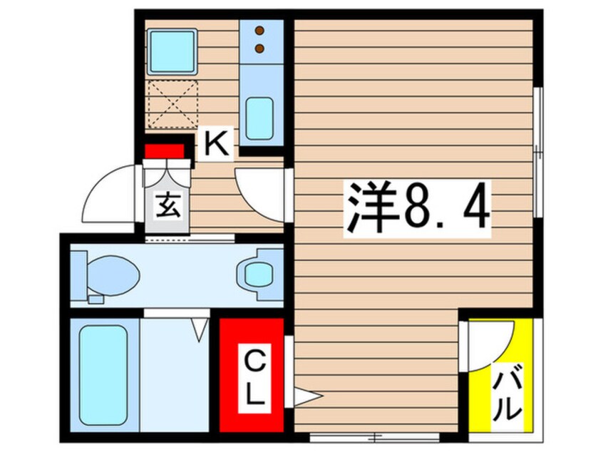 間取図 シャトーライフ千葉　Ⅰ