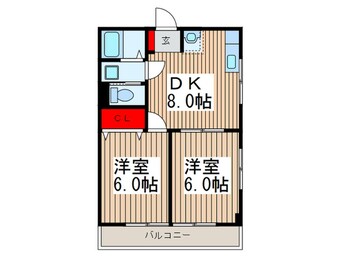 間取図 第一荻島ユニティ