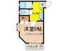 グリ－ンプラザ 1Kの間取り