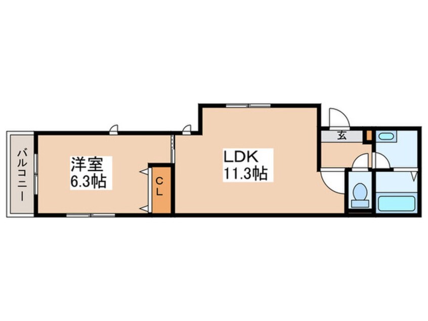 間取図 アミー　ガーデン