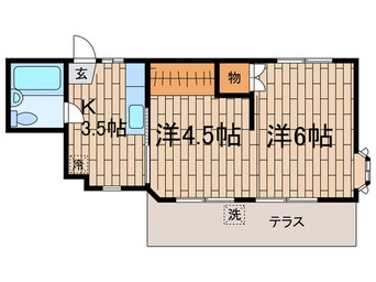 間取図 ビレッジ駒沢