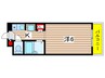 生田ヒルズ 1Kの間取り