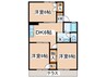 エステート峰 3DKの間取り