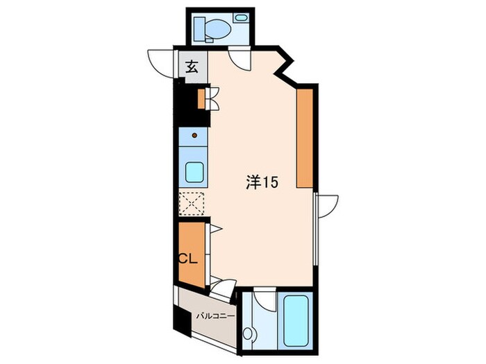 間取り図 トゥールブランシュ麻布（401）