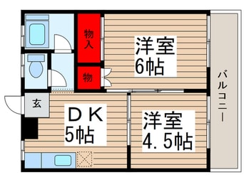 間取図 第2中津ビル