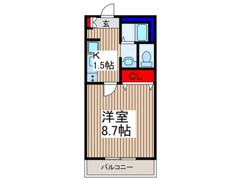 間取図 仮)キャメル入曽5