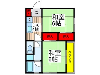 間取図 レイディアント彩二番館